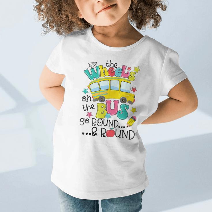Back To School The WHEELS On The BUS Toddler Kids Boys Graphic Toddler T-Shirt Back To School The WHEELS On The BUS Toddler Kids Boys Graphic Toddler T-Shirt