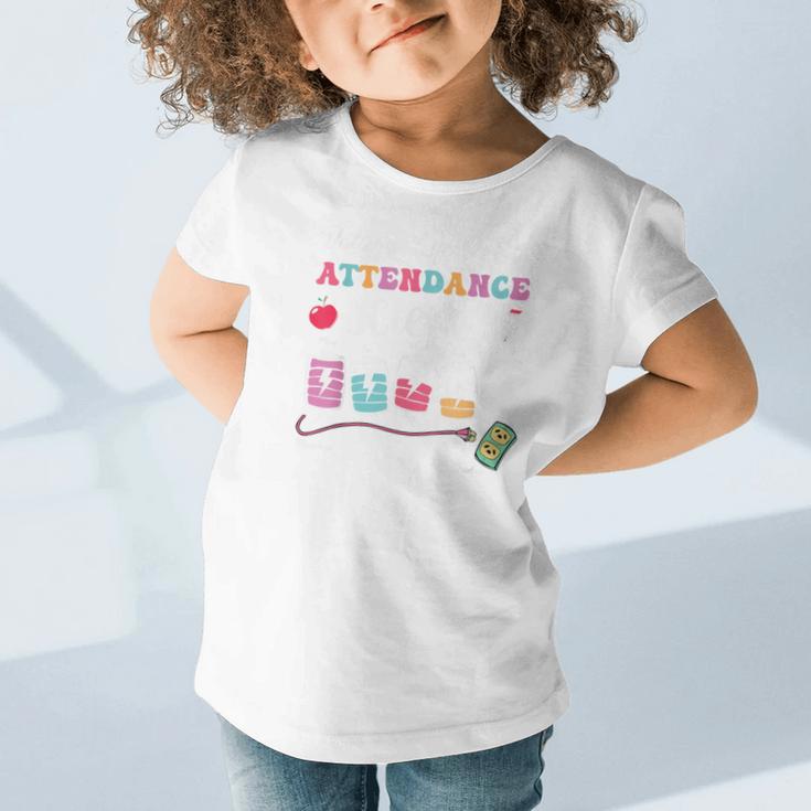 Battery Life Of An Attendance Clerk Back To School Graphic Toddler T-Shirt