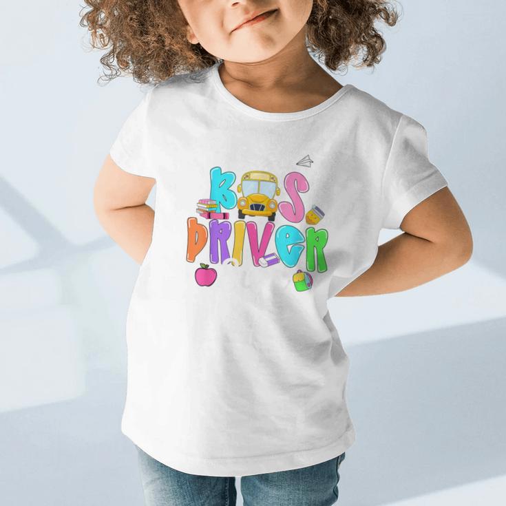 Best Bus Driver Ever Back To School Graphic Toddler T-Shirt