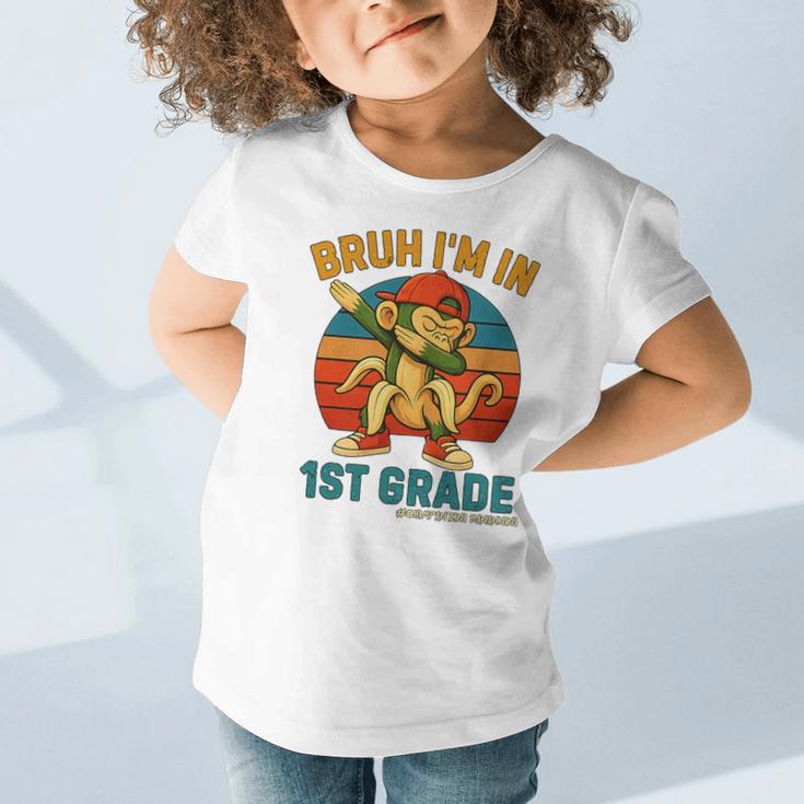 Bruh I’m In 1st Grade Italian Brainrot Meme Back To School Premium Tri-Blend Graphic Toddler T-Shirt Bruh I’m In 1st Grade Italian Brainrot Meme Back To School Premium Tri-Blend Graphic Toddler T-Shirt
