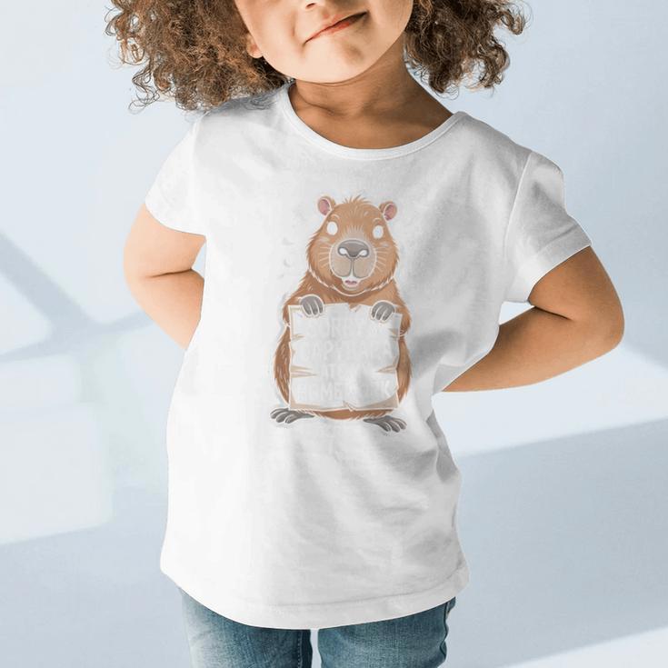 Capybara Ate My Homework Sorry Back To School Animal Graphic Toddler T-Shirt Capybara Ate My Homework Sorry Back To School Animal Graphic Toddler T-Shirt