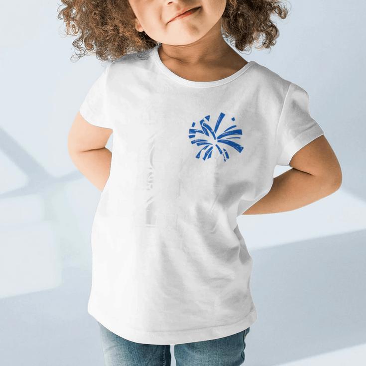 Class Of 2027 Cheer Blue Senior 2027 Back To School Graphic Toddler T-Shirt Class Of 2027 Cheer Blue Senior 2027 Back To School Graphic Toddler T-Shirt