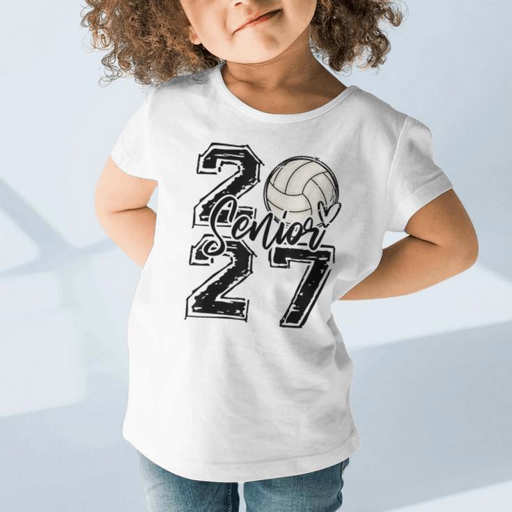 Class Of 2027 Volleyball Senior 2027 Back To School Graphic Toddler T-Shirt Class Of 2027 Volleyball Senior 2027 Back To School Graphic Toddler T-Shirt