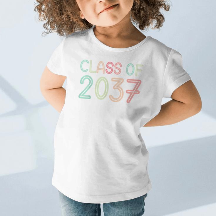 Class Of 2037 Grow With Me Kindergarten Back To School Graphic Toddler T-Shirt Class Of 2037 Grow With Me Kindergarten Back To School Graphic Toddler T-Shirt