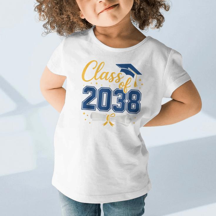 Class Of 2038 Grow With Me Kindergarten Back To School Graphic Toddler T-Shirt