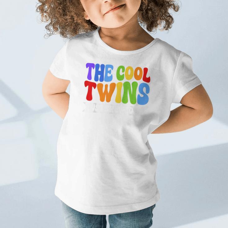 Cool Twins Just Showed Up Kid Boy Teen Twin Back To School Graphic Toddler T-Shirt Cool Twins Just Showed Up Kid Boy Teen Twin Back To School Graphic Toddler T-Shirt