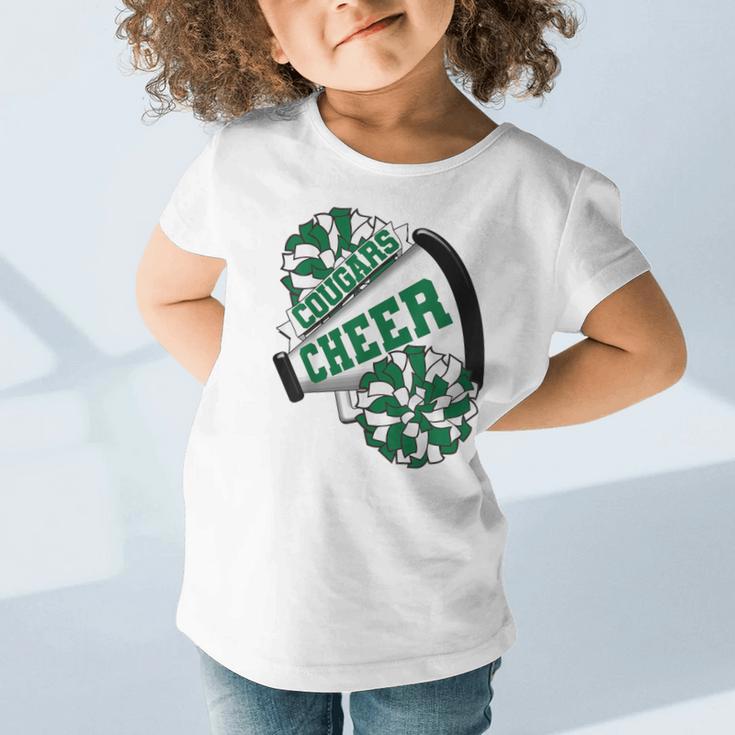Cougars Cheer Back To School Cheerleading Spirit G Graphic Toddler T-Shirt