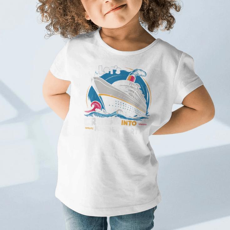 Cruise Ship Kindergarten Back To School Boys Girls Kids Graphic Toddler T-Shirt