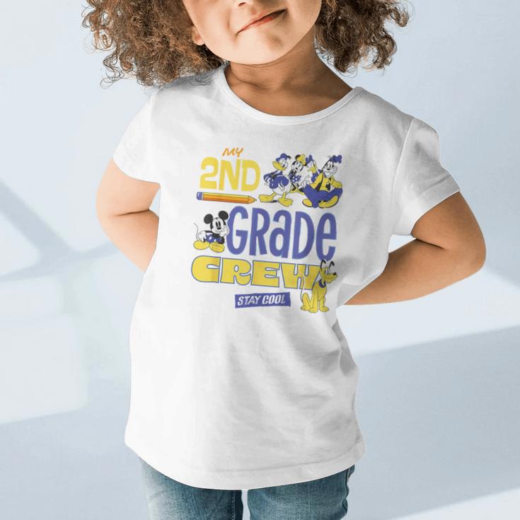 Disney My 2nd Grade Crew Stay Cool Back To School Friends Graphic Toddler T-Shirt Disney My 2nd Grade Crew Stay Cool Back To School Friends Graphic Toddler T-Shirt