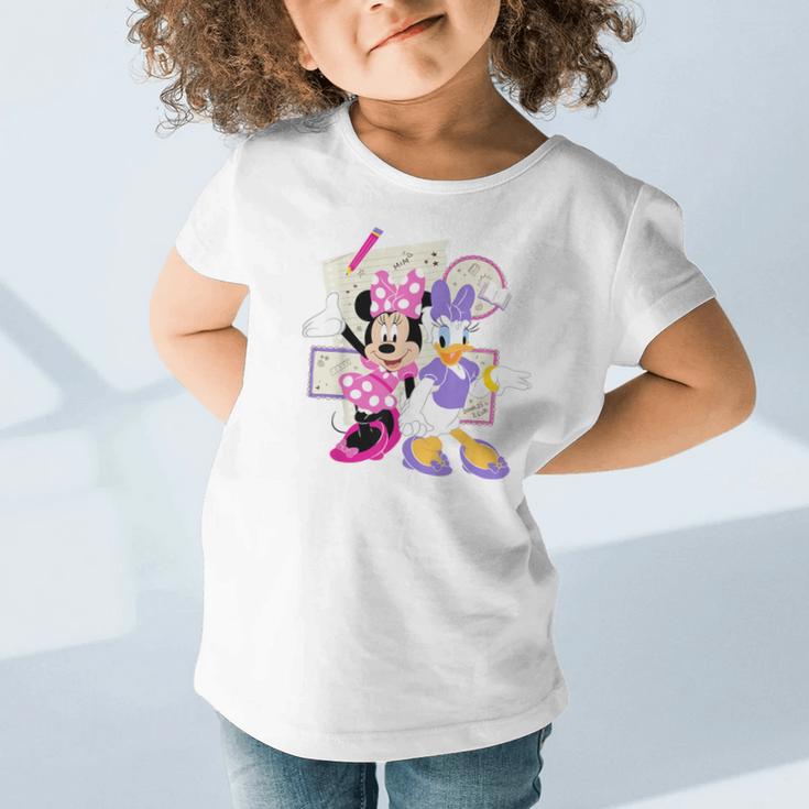 Disney Minnie & Daisy Back To School Best Friends BFFs Graphic Toddler T-Shirt Disney Minnie & Daisy Back To School Best Friends BFFs Graphic Toddler T-Shirt