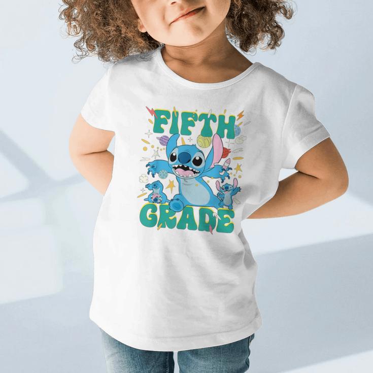 Disney Stitch Fifth Grade Back To School 1st Day Of School Graphic Toddler T-Shirt