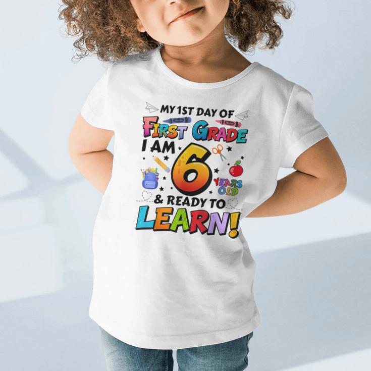 First 1st Grade First Day Of School Back To School Kids Graphic Toddler T-Shirt