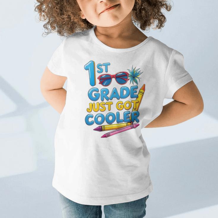 First Day Of First Grade Shirt Boys Girls Back To School Graphic Toddler T-Shirt