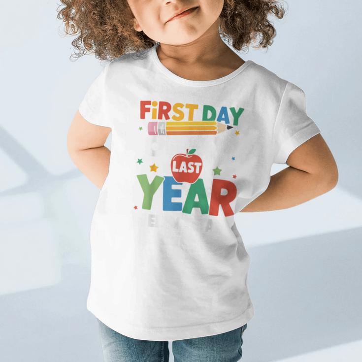 First Day Of My Last Year In Elementary Back To School Graphic Toddler T-Shirt