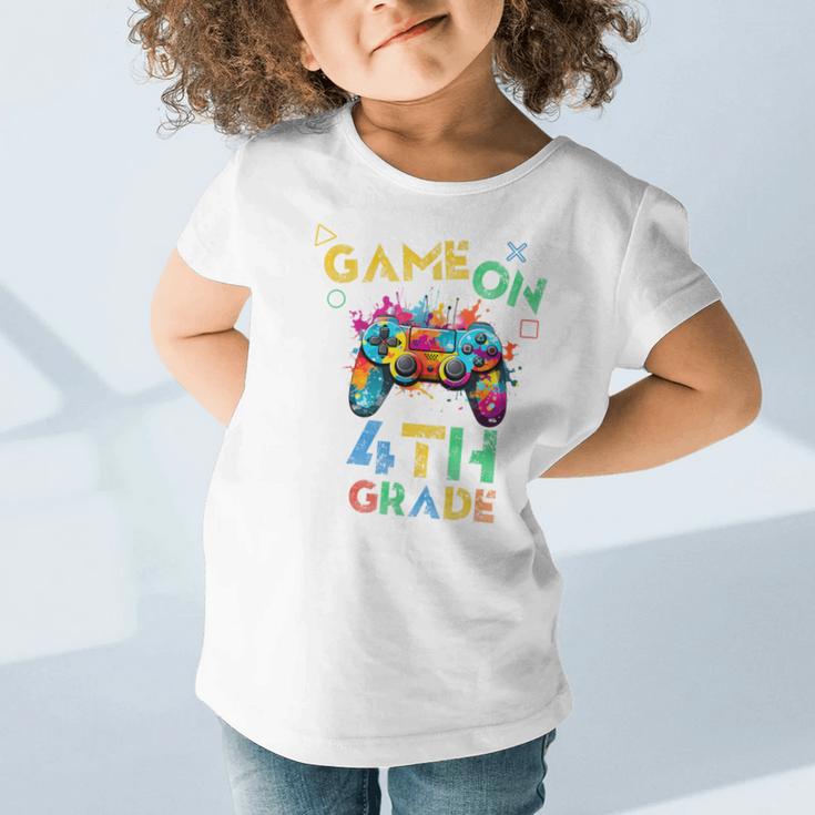 Game On 4th Grade Boys Kids Back To School Graphic Toddler T-Shirt Game On 4th Grade Boys Kids Back To School Graphic Toddler T-Shirt