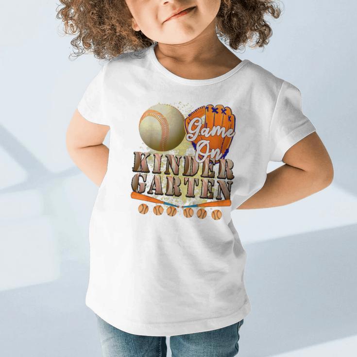 Game On Kindergarten Baseball Back To School Student Kid Boy Graphic Toddler T-Shirt Game On Kindergarten Baseball Back To School Student Kid Boy Graphic Toddler T-Shirt