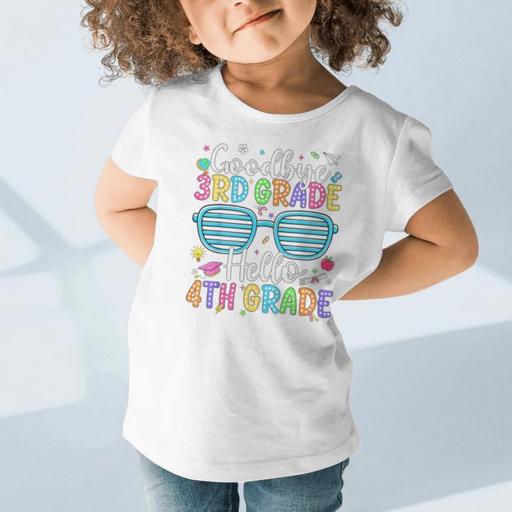Goodbye 3rd Grade Hello 4th Grade Graduation Back To School Graphic Toddler T-Shirt