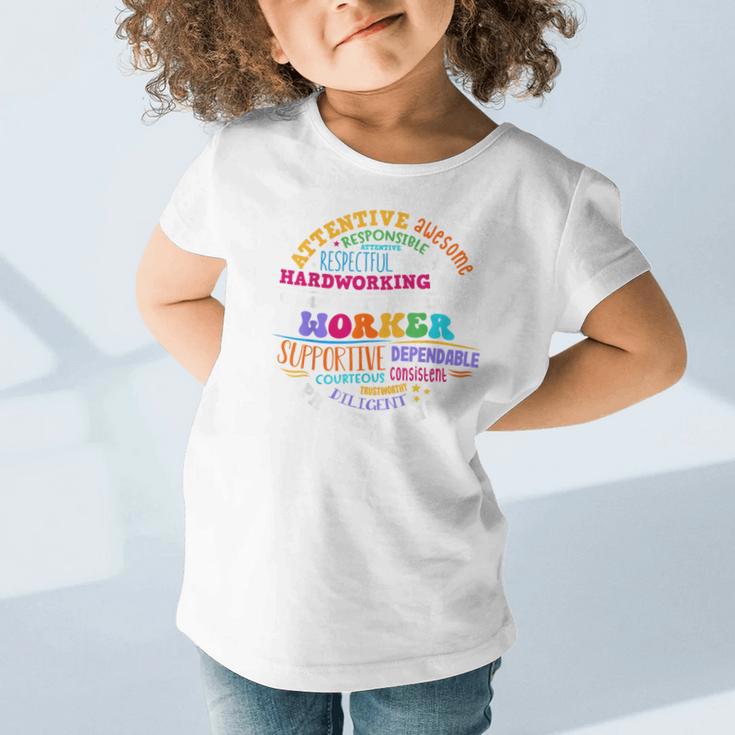 Groovy Community Outreach Worker Back To School Graphic Toddler T-Shirt Groovy Community Outreach Worker Back To School Graphic Toddler T-Shirt