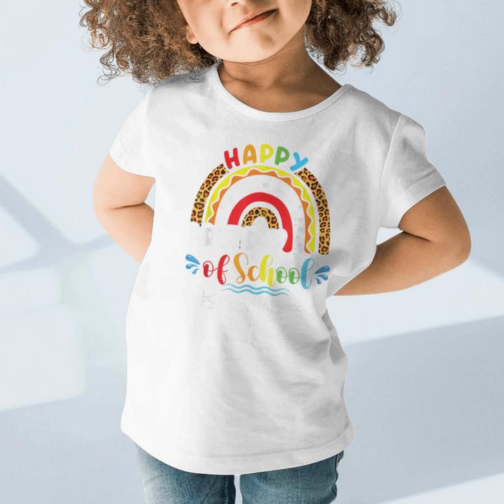 Happy First Day Of School Nurse Rainbow Back To School Graphic Toddler T-Shirt Happy First Day Of School Nurse Rainbow Back To School Graphic Toddler T-Shirt