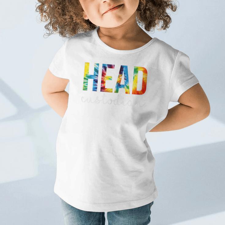 Head Custodian Women Tie Dye Back To School Appreciation Day Graphic Toddler T-Shirt Head Custodian Women Tie Dye Back To School Appreciation Day Graphic Toddler T-Shirt