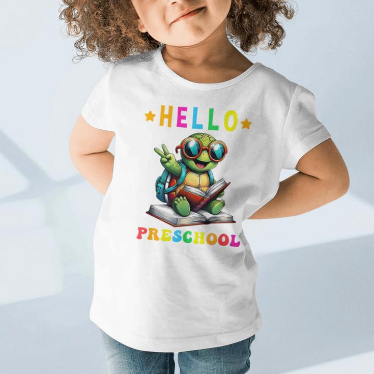 Hello Turtle Lovers From Back To School For Boys And Girls Graphic Toddler T-Shirt Hello Turtle Lovers From Back To School For Boys And Girls Graphic Toddler T-Shirt