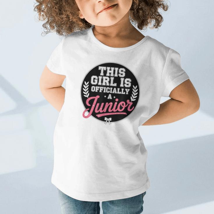 Highschool Girls Back To School 2025 First Day A Junior Graphic Toddler T-Shirt Highschool Girls Back To School 2025 First Day A Junior Graphic Toddler T-Shirt