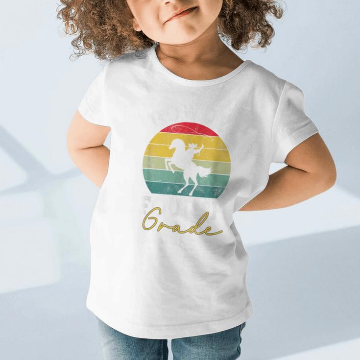 Howdy 4th Grade Cowboy Western Back To School Fourth Grade Graphic Toddler T-Shirt Howdy 4th Grade Cowboy Western Back To School Fourth Grade Graphic Toddler T-Shirt
