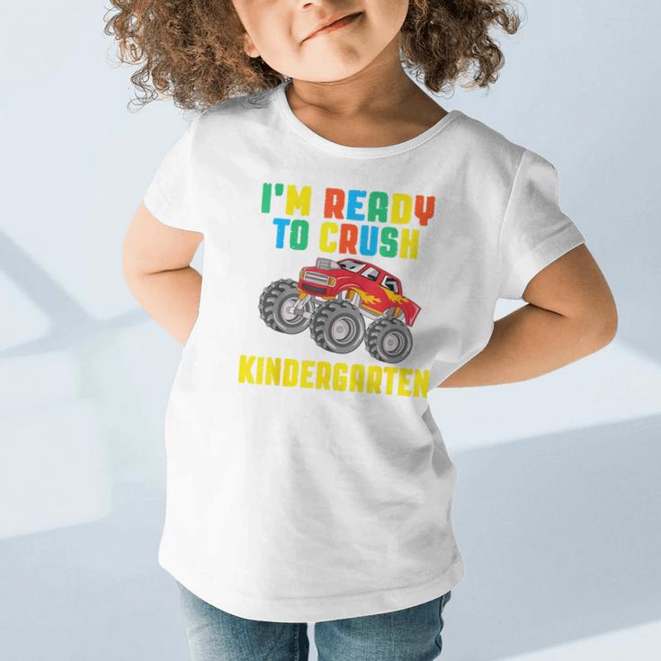 I'm Ready To Crush Kindergarten Dinosaur Back To School Boys Graphic Toddler T-Shirt I'm Ready To Crush Kindergarten Dinosaur Back To School Boys Graphic Toddler T-Shirt