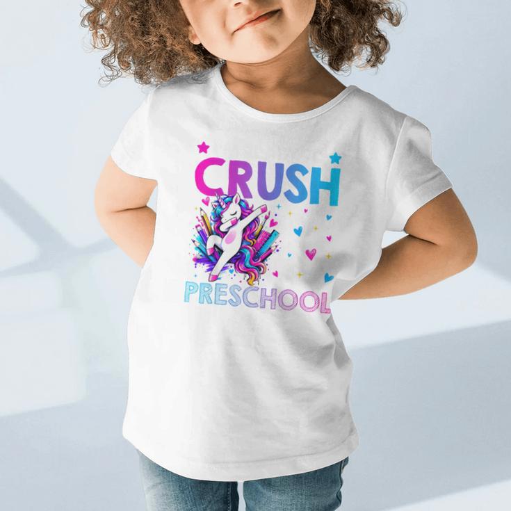 I'm Ready To Crush Preschool Dabbing Unicorn Back To School Graphic Toddler T-Shirt I'm Ready To Crush Preschool Dabbing Unicorn Back To School Graphic Toddler T-Shirt