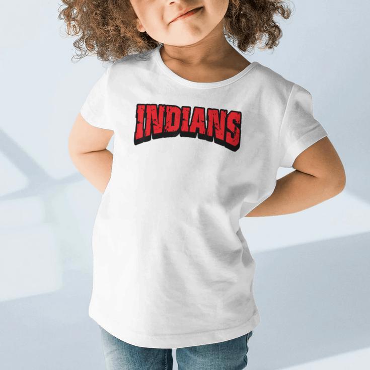 Indians Back To School Spirit R Graphic Toddler T-Shirt Indians Back To School Spirit R Graphic Toddler T-Shirt