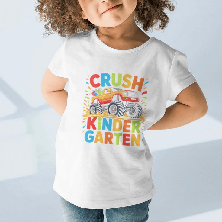 Kids I'm Ready To Crush Kindergarten Shirt Back To School Boy Graphic Toddler T-Shirt Kids I'm Ready To Crush Kindergarten Shirt Back To School Boy Graphic Toddler T-Shirt