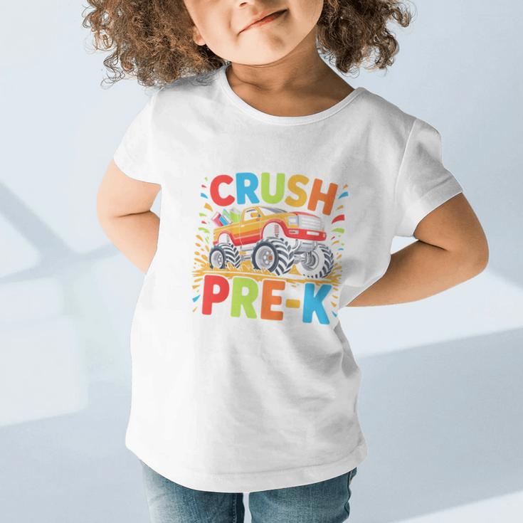 Kids I'm Ready To Crush Pre-K Shirt Back To School PreK Boy Graphic Toddler T-Shirt