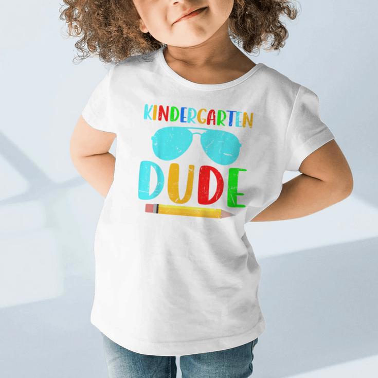Kindergarten Dude First Day Back To School Kids Boys Graphic Toddler T-Shirt Kindergarten Dude First Day Back To School Kids Boys Graphic Toddler T-Shirt