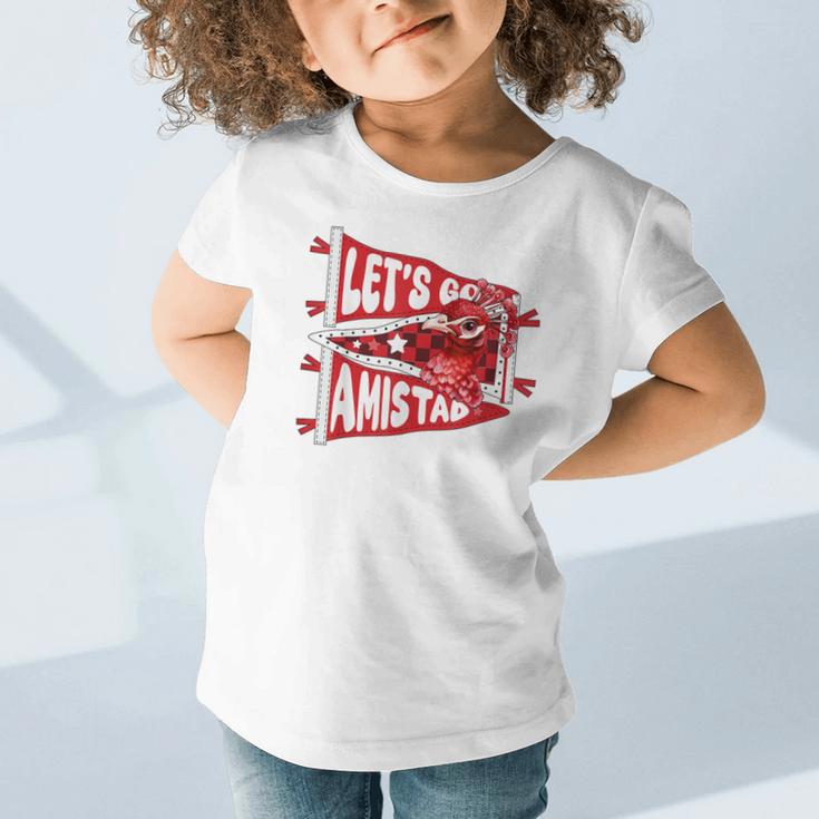 Let's Go Amistad Friendship Back To School Spirit Graphic Toddler T-Shirt Let's Go Amistad Friendship Back To School Spirit Graphic Toddler T-Shirt
