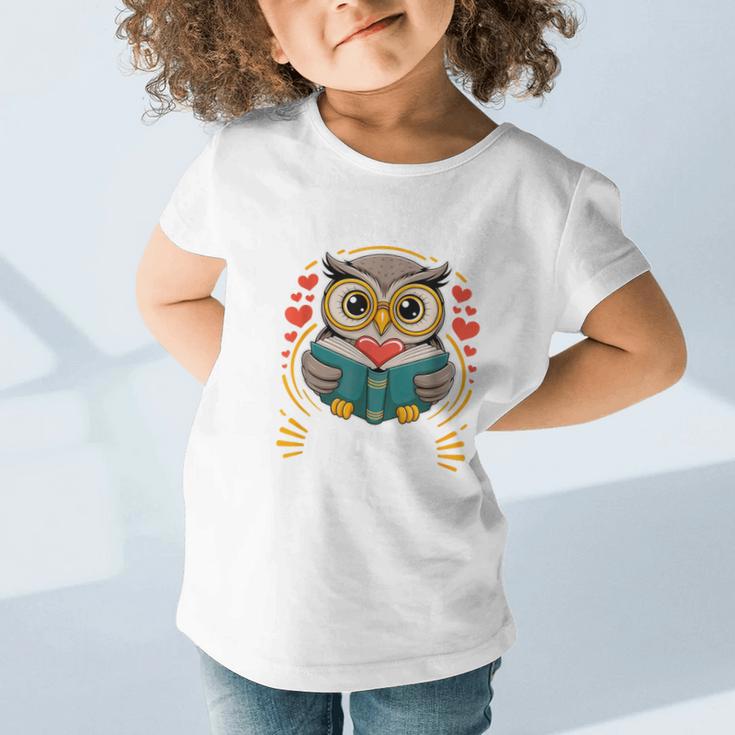 Librarian Lady Library Cute Owl Back To School Women Girls Graphic Toddler T-Shirt Librarian Lady Library Cute Owl Back To School Women Girls Graphic Toddler T-Shirt