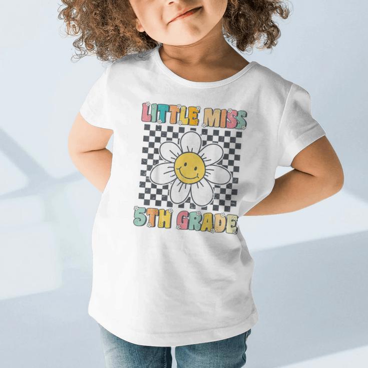 Little Miss 5th Grade Retro Groovy 5th Grade Back To School Graphic Toddler T-Shirt Little Miss 5th Grade Retro Groovy 5th Grade Back To School Graphic Toddler T-Shirt