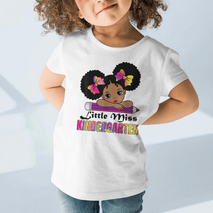 Little Miss Kindergarten Afro Puff Girl Back To School Graphic Toddler T-Shirt Little Miss Kindergarten Afro Puff Girl Back To School Graphic Toddler T-Shirt