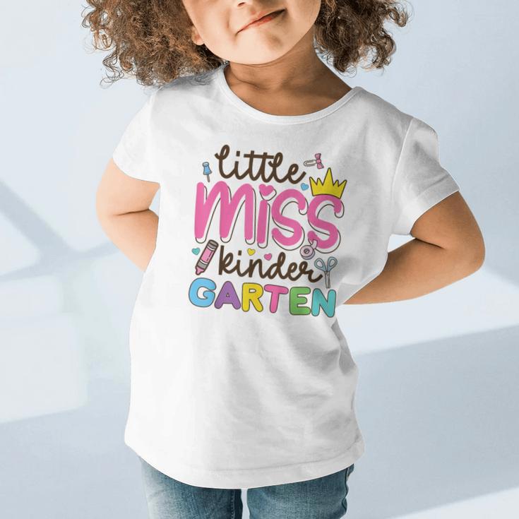 Little Miss Kindergarten First Day Back To School Girls Cute Graphic Toddler T-Shirt Little Miss Kindergarten First Day Back To School Girls Cute Graphic Toddler T-Shirt