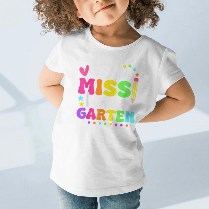Little Miss Kindergarten Kids Girls Pencil Back To School Graphic Toddler T-Shirt