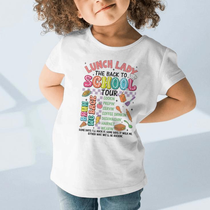 Lunch Cafeteria Crew Lady Back To School Tour Graphic Toddler T-Shirt Lunch Cafeteria Crew Lady Back To School Tour Graphic Toddler T-Shirt
