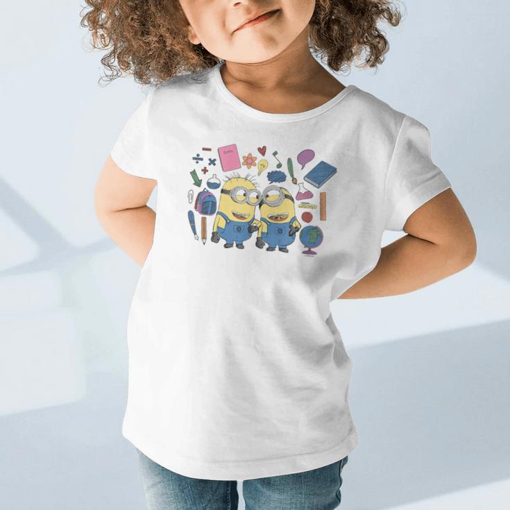 Minions Back To School Sketched Graphic Toddler T-Shirt