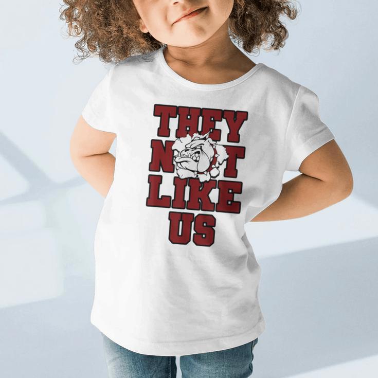 Not Like Bulldog Back To School Spirit M Graphic Toddler T-Shirt