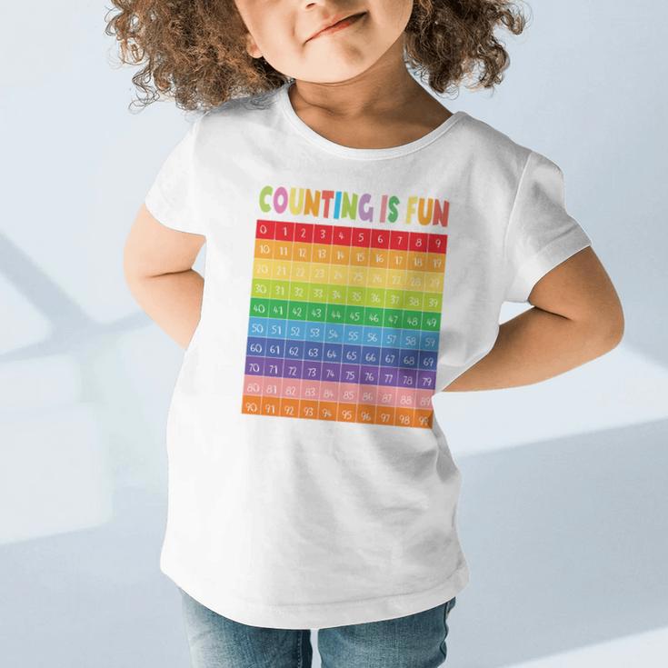 Numbers Learning Cute Numbers 0-100 Back To School Counting Graphic Toddler T-Shirt Numbers Learning Cute Numbers 0-100 Back To School Counting Graphic Toddler T-Shirt
