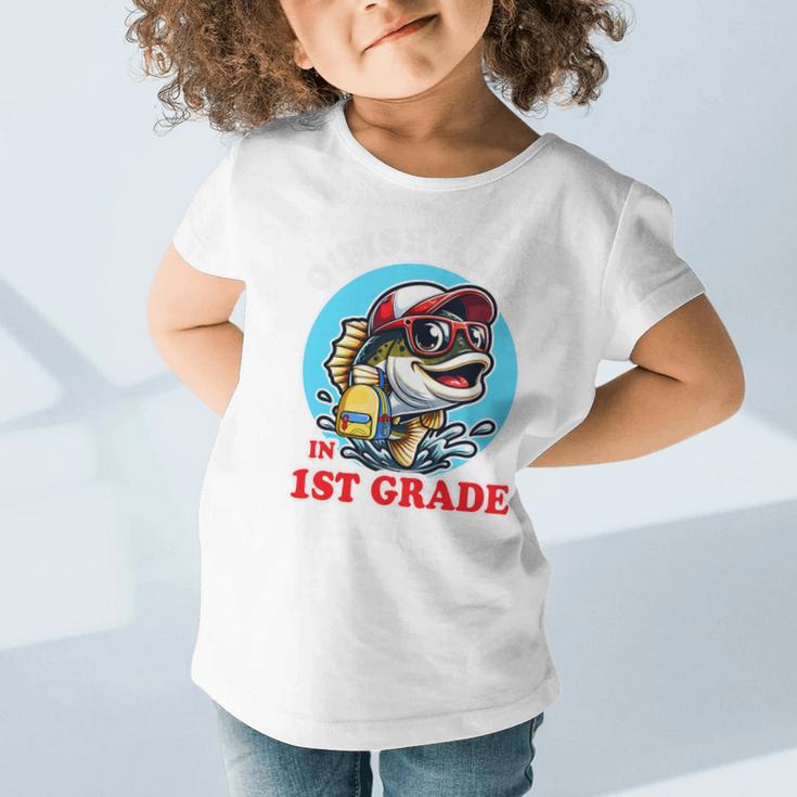 O’Fish-Ally a 1st Grade Mom Back To School Premium Tri-Blend Graphic Toddler T-Shirt