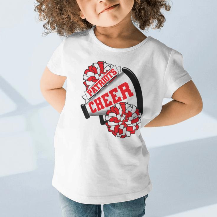 Patriots Cheer Back To School Cheerleading Spirit R Graphic Toddler T-Shirt Patriots Cheer Back To School Cheerleading Spirit R Graphic Toddler T-Shirt