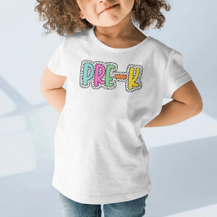 Pre-k Squad Back To School Dalmatian Dots Graphic Toddler T-Shirt Pre-k Squad Back To School Dalmatian Dots Graphic Toddler T-Shirt