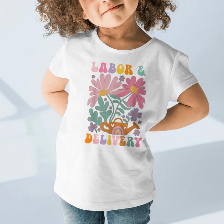 Retro Labor And Delivery Nurse Back To School Men Women Graphic Toddler T-Shirt Retro Labor And Delivery Nurse Back To School Men Women Graphic Toddler T-Shirt