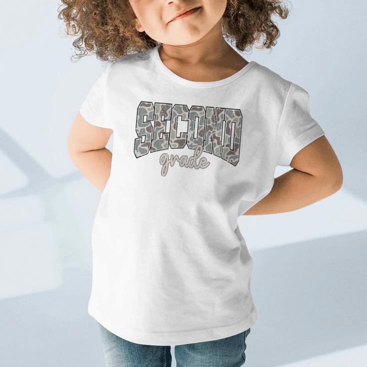 Retro Second Grade Back To School Boy Old Camo 2nd Grade Kid Graphic Toddler T-Shirt Retro Second Grade Back To School Boy Old Camo 2nd Grade Kid Graphic Toddler T-Shirt