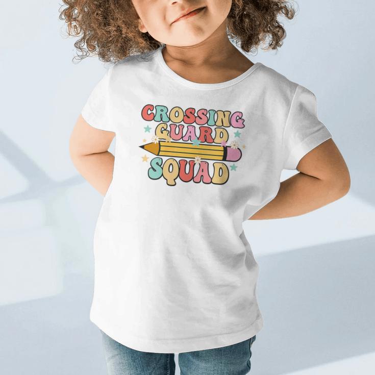 School Crossing Guard Retro Back To School Cool Appreciation Graphic Toddler T-Shirt