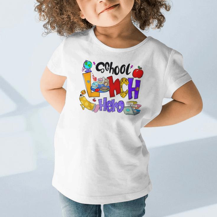 School Lunch Hero Cafeteria Squad Workers Back To School Graphic Toddler T-Shirt School Lunch Hero Cafeteria Squad Workers Back To School Graphic Toddler T-Shirt
